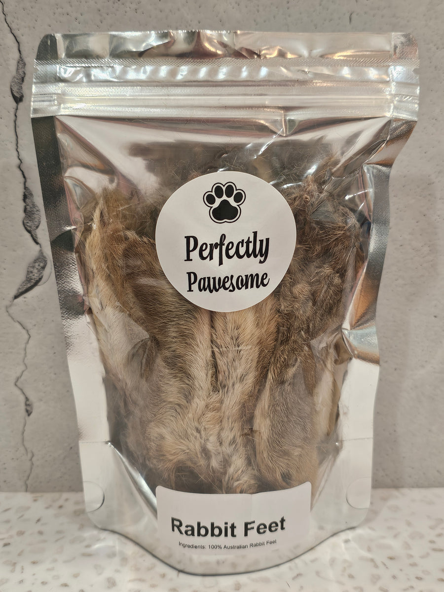 Rabbit Back Feet Bulk (Fur On) 10pk - Your Doggo will be Hoppin' Mad ...